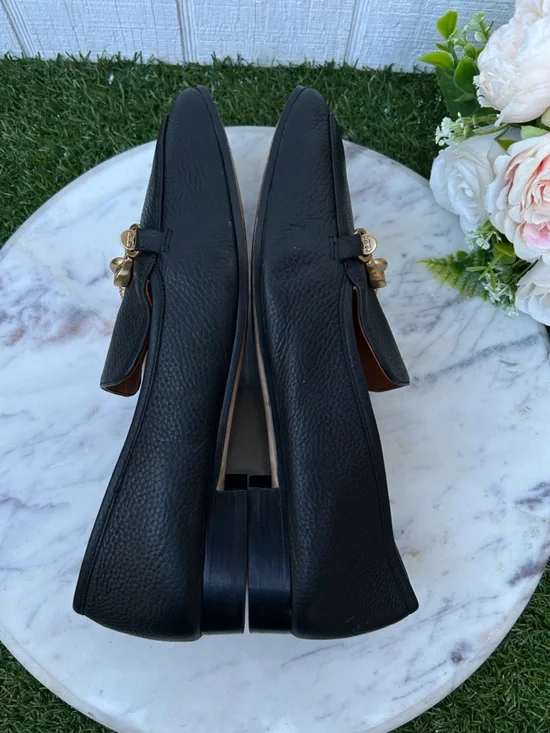 Tory Burch Jessa Horsebit Flat black 
Loafers women size 9.5 gently used - Picture 14 of 16